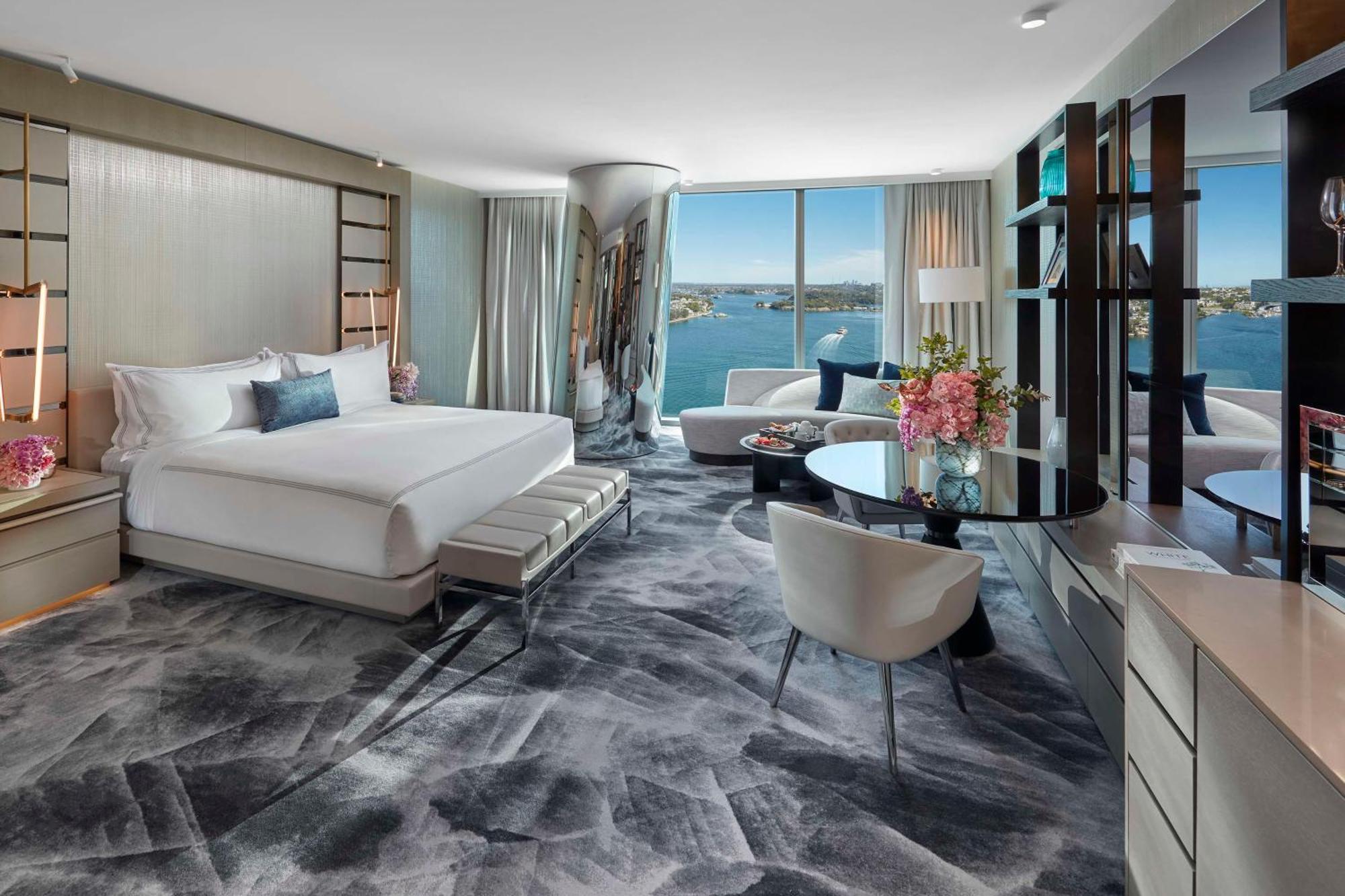 Crown Towers Sydney Hotell Eksteriør bilde A guest room at the InterContinental Sydney